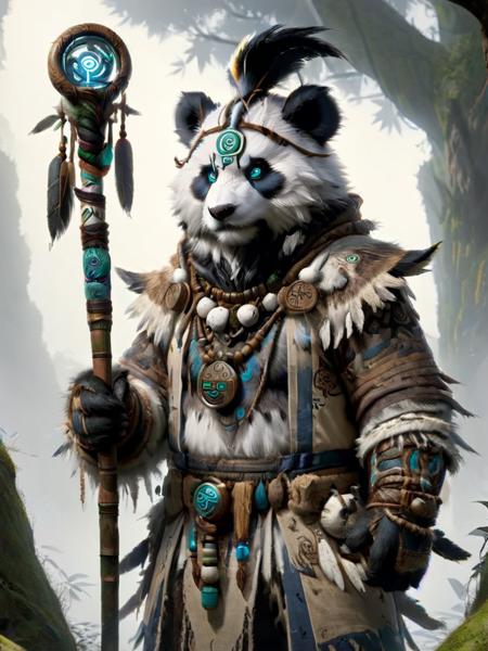 Pandaren WoW Style [SDXL LoRA]