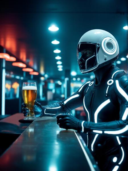 Tron Legacy style - Flux1.D