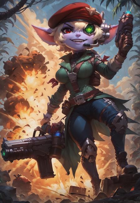 Omega Squad Tristana - (League of Legends) - Character LoRA - [Pony]
