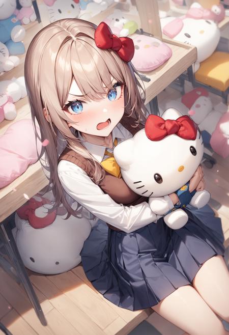 hello kitty stuffed toy / ハローキティのぬいぐるみ / キティラー版本v1.0 (ID: 437175)