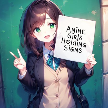 Anime Girls Holding Signs版本v1.0 (ID: 47289)