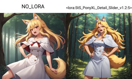 Detail Slider LoRA | PonyXL SDXL