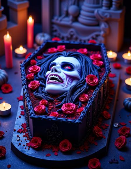 Creepy and eerie cakes flux