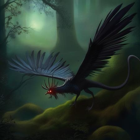 Magic Creatures: cockatrice! SDXL1.0