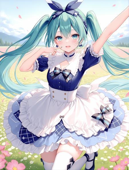 [cosplay]Minato Aqua's Idol aqua in wonderland costume /阿库娅色 奇妙☆仙境版本v1.0 (ID: 1211548)