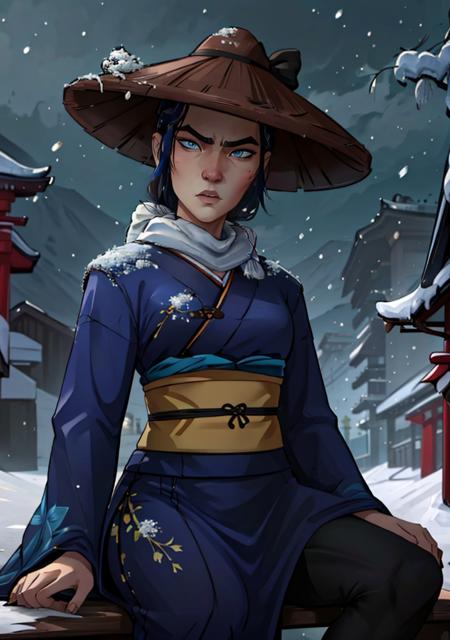 Mizu - Blue Eye Samurai - Character by YeiyeiArt