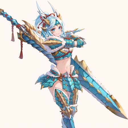 Monster Hunter - Zinogre Armor (ジンオウ装備) ponyXL