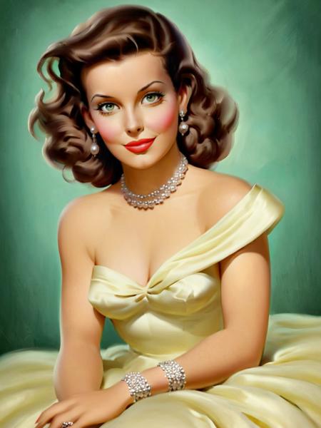 Art Frahm 1950s pin-up style XL