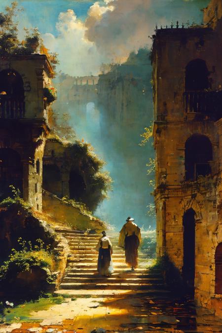 style of Carl Spitzweg 299