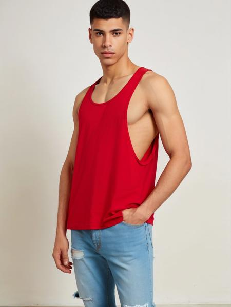 Stringer Gym Tank Top / Dropped Side Holes / Large Armholes – SD 1.5