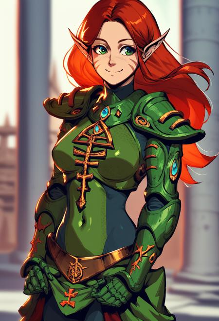 Farseer Macha / Eldar female / Eldar Armor (warhammer 40k) (fanart style)版本v1.0(FarseerMacha) (ID: 891423)
