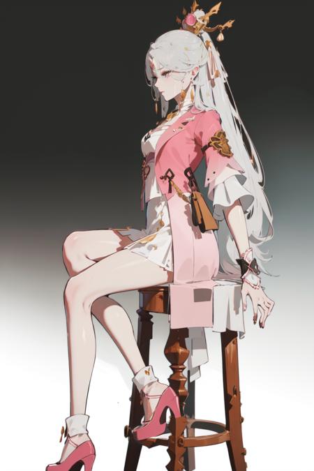 【Anime & 3D】yinziping-pink-Naraka_game_character 永劫无间-殷紫萍(粉)