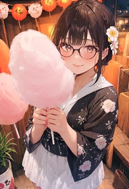 わたあめ cotton candy SDXL