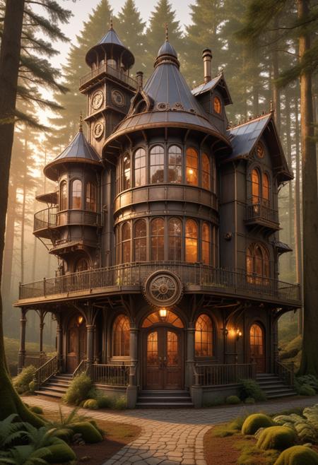 Dynamic Wildcard - steampunk house unleashed