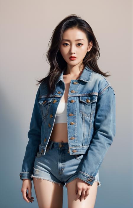白狐脸儿张小姐 for SDXL #zhangtianai