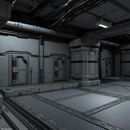 Sci-Fi Interior Space