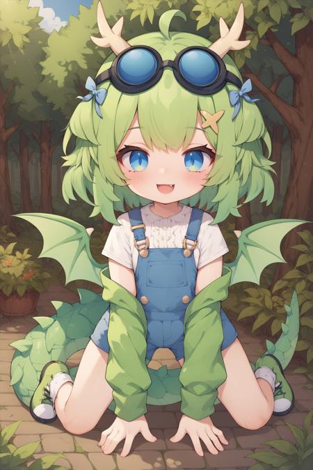 Dragon Girl (Model Public VTuber) - Comission LoRA PonyXL