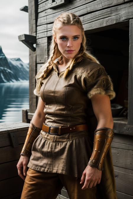 Actress Gaia Weiss (Vikings)
