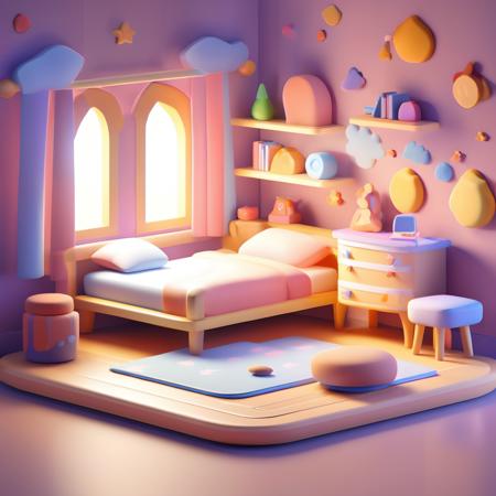 【SDXL】Cartoon Room | Dataset