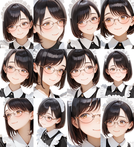 oval metal frame glasses2 / illustrious