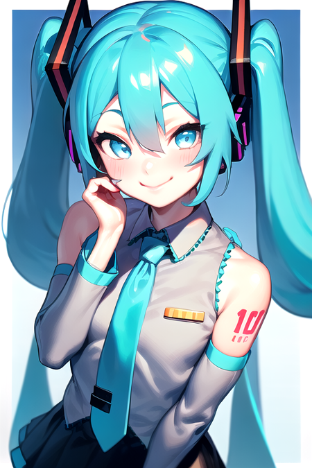 Hatsune Miku (with shiny eyes)