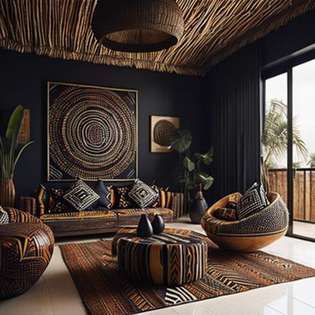 African style interior design