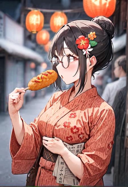 アメリカンドッグ Corn dog SDXL