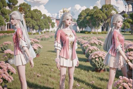 【Anime & 3D】yinziping-pink-Naraka_game_character 永劫无间-殷紫萍(粉)
