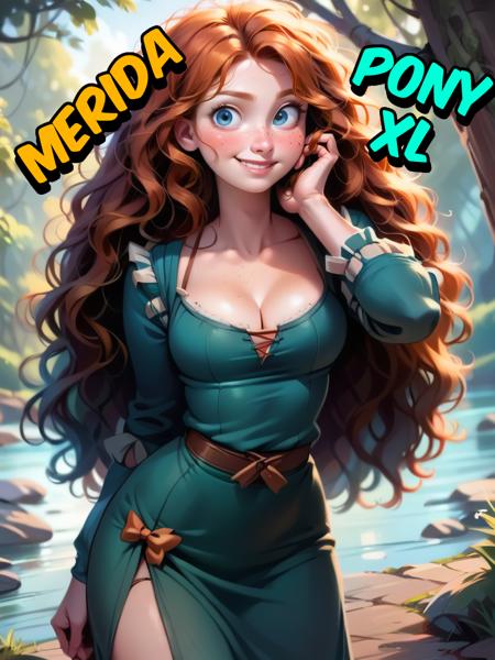 Merida (Brave) Disney Princess - SD 1.5 | XL PONY - by YeiyeiArt版本-PONY XL- (ID: 434246)