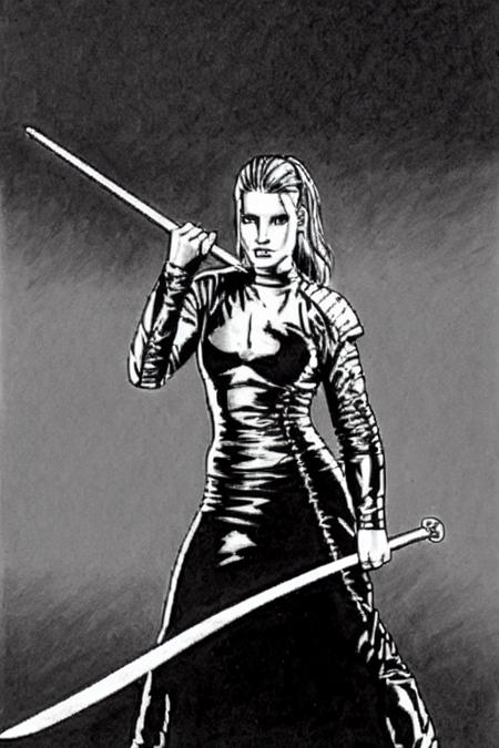 RPG 2000's Ink and pencil style character generator