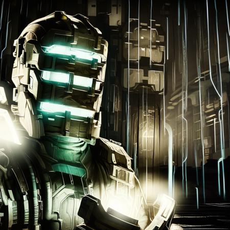 isaac clarke with helmet by Styx