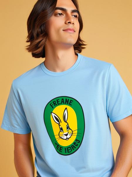 FRESH IDEAS@ he logo printed on the T-shirt_SDXL版本v1.0 (ID: 637730)
