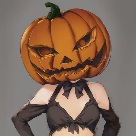 SD1.5 Pumpkin Head LoRA