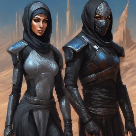 johnslegersart Arab scifi