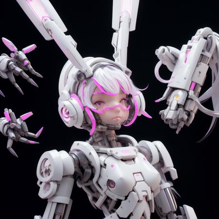 XSarchitectural-40PopmartMechaGirl For 2D3D