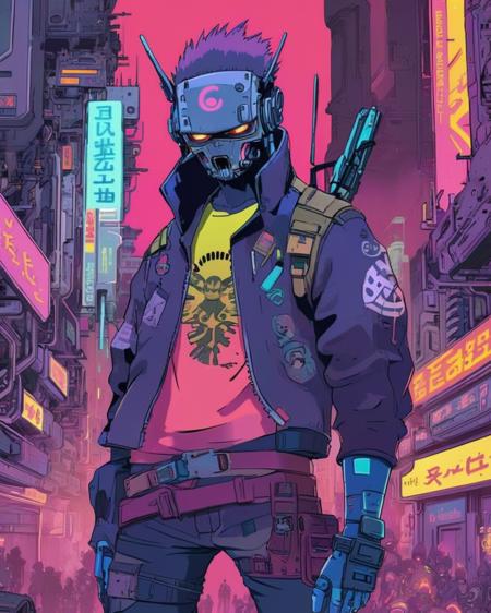 Cyberpunk Anime Style