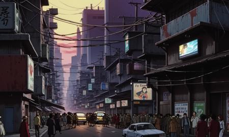 Cowboy Bebop Artstyle LORA SDXL (environments/props)