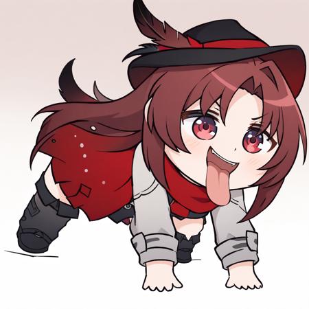 三月七冲刺表情包March 7 running pose meme
