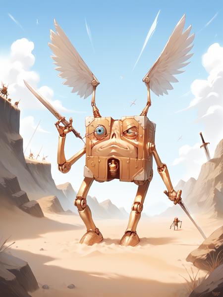 Modron from DND (pony and XL1.0)