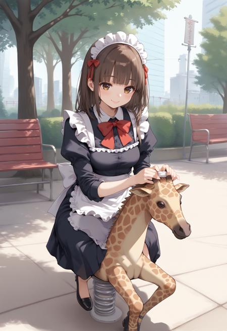 [SDXL&Pony] spring rider / ロッキング遊具 / スプリング遊具