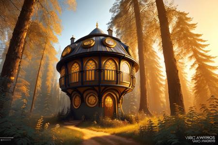 Better Hobbit House - fantasy cottage in the style of Lord of The Rings