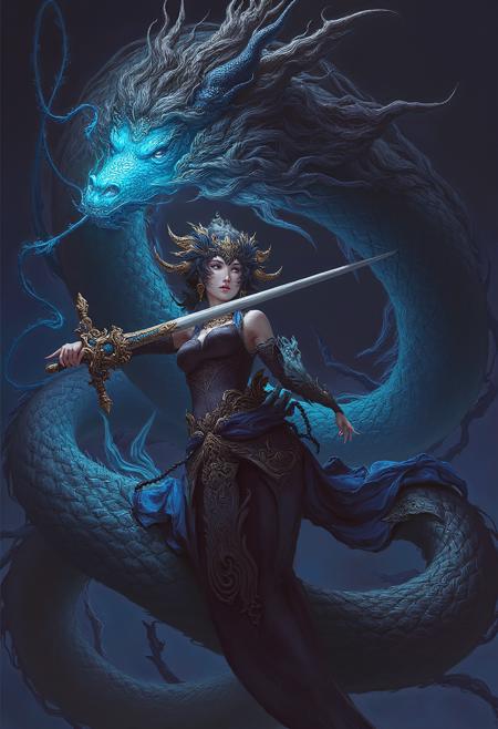 zhongfenghuaStyle_FLUX_ Lora | 厚涂笔触_FLUX版_ Lora