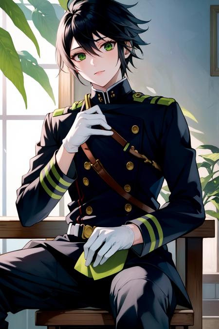 Hiiragi Shinoa and Hyakuya Yuuichirou | Owari no Seraph