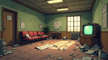 Abandoned Office DX - FLUX.dev