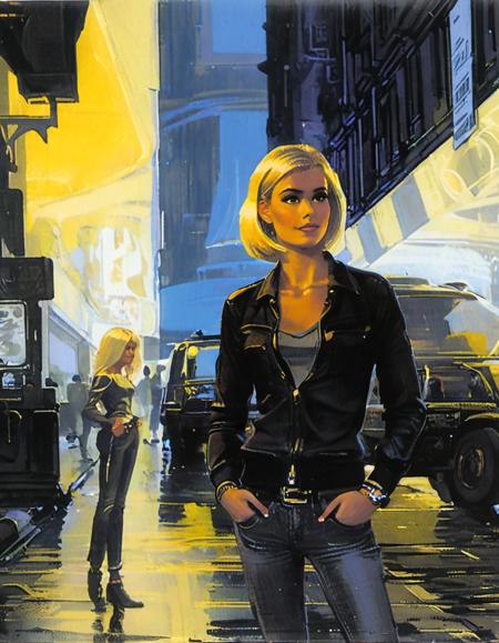 1960's Science Fiction Book Covers - Syd Mead Style - SDXL 1.0
