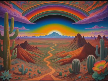 Psychedelic Landscape (Pony/PSDXL, SD1.5)
