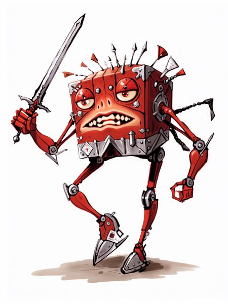 Modron from DND (pony and XL1.0)