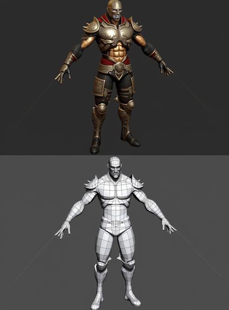 Wolfie's 3D Topology FLUX (Character Concept)