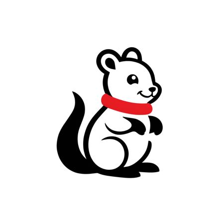 SDlogo抽象图形标志徽章设计模型
