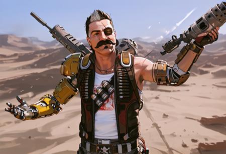 Various characters from Apex Legends
